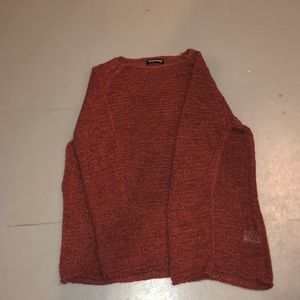 Burnt orange sweater